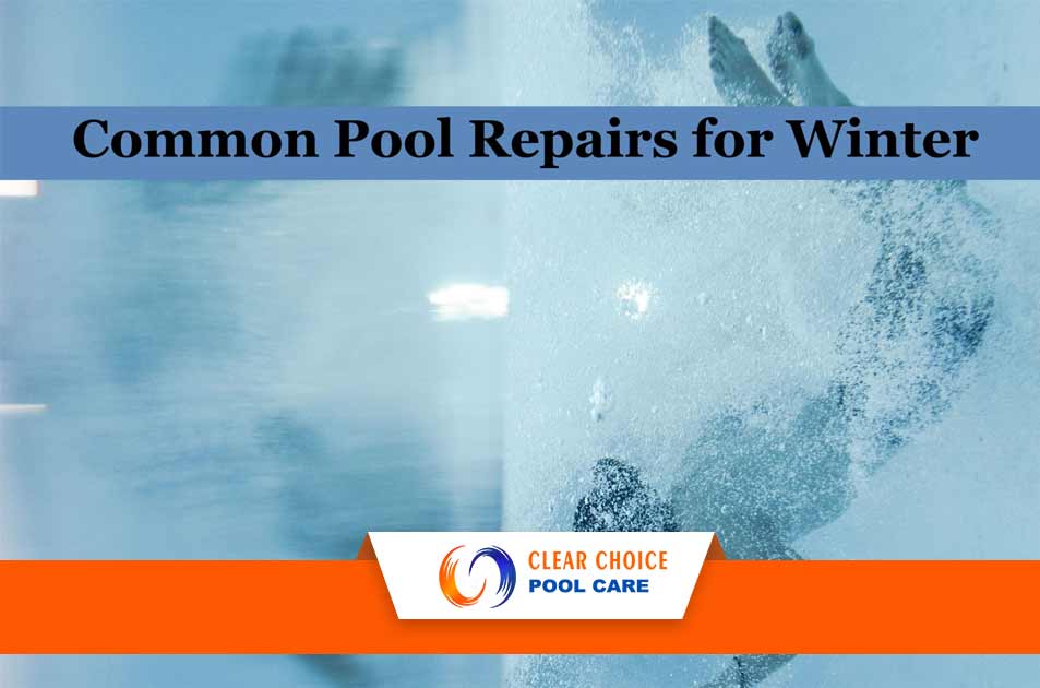 Image of Winter Swimming Pool Repairs. Winter in Texas can be tough on your pool. From freezing temperatures to unpredictable weather conditions, it's common to encounter various problems that affect the functionality and appearance of your pool. Dealing with pool problems during winter can be frustrating and time-consuming. From leaks and cracks to equipment malfunctions, these issues not only disrupt your pool enjoyment but also require costly repairs. Introducing Clear Choice Pool Care, your go-to solution for all pool repair needs during the winter season. Our team of experienced professionals specializes in identifying and fixing common problems that arise during this challenging time. With Clear Choice Pool Care, you can say goodbye to leaky pipes, damaged equipment, and other winter-related pool issues. We offer timely and efficient repairs that ensure your pool is back in top-notch condition without breaking the bank. Don't let winter ruin your pool experience. Trust Clear Choice Pool Care to handle all your pool repair needs with expertise and dedication. Enjoy a worry-free winter season knowing your pool is in safe hands.